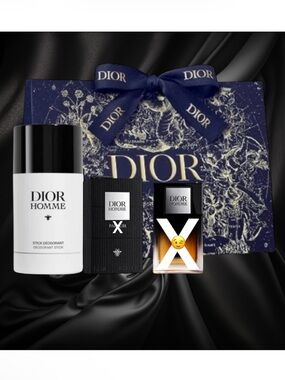 Dior Homme Gift Set - Deodorant, Empty mini Box 😉 & Gift Bag